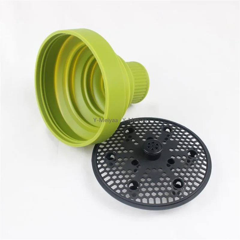 غطاء ناشر مجفف شعر من السيليكون العالمي قابل للتعديل وقابل للطي أداة صالون مقاومة للحرارة وتشتيت الشعر والمساعدة في التجفيف #5