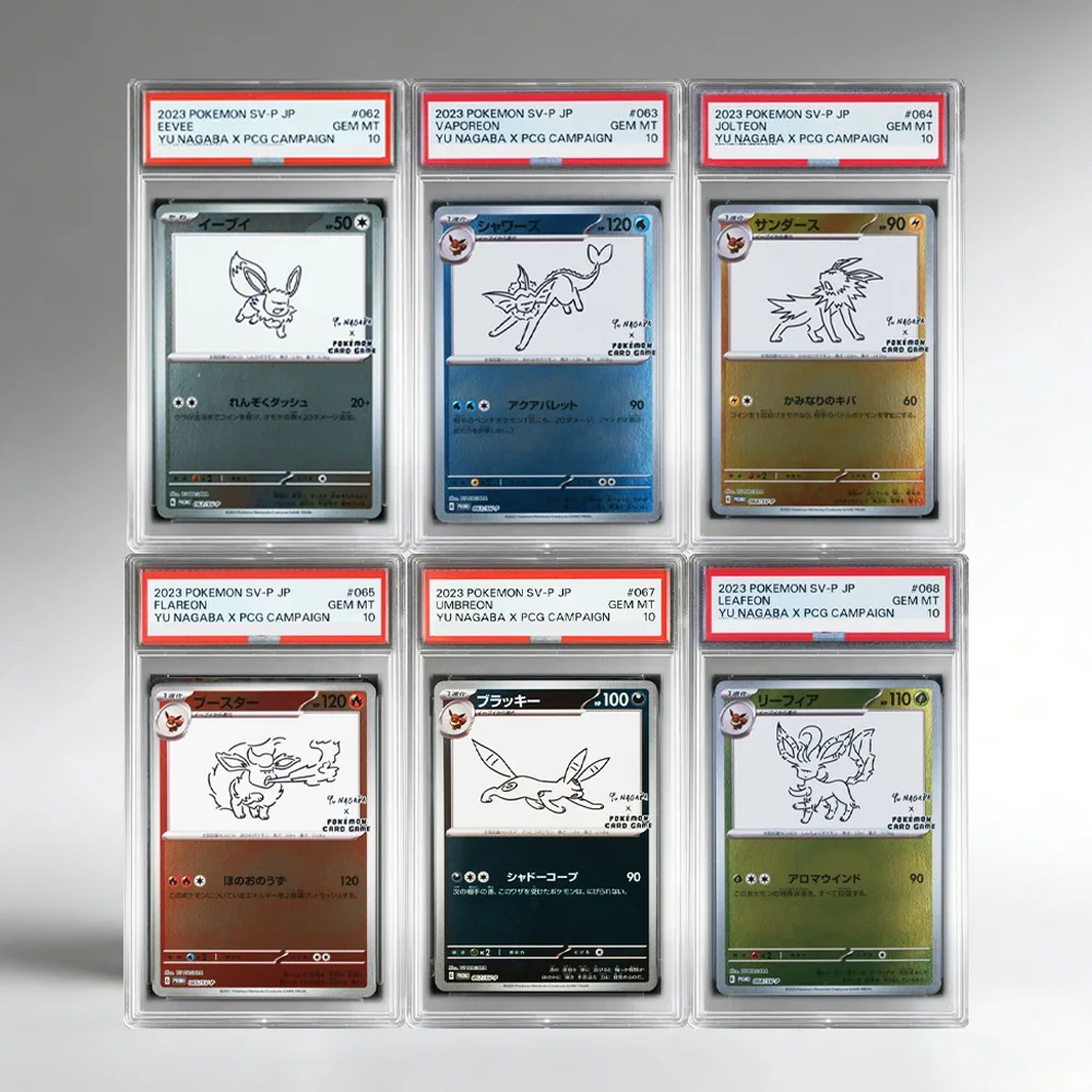 

Self-Made Proxy PTCG Card EEVEE VAPOREON FLAREON UMBREON SV-P Japanese Game Collection Card Anime Rating Card Labels Card Gift