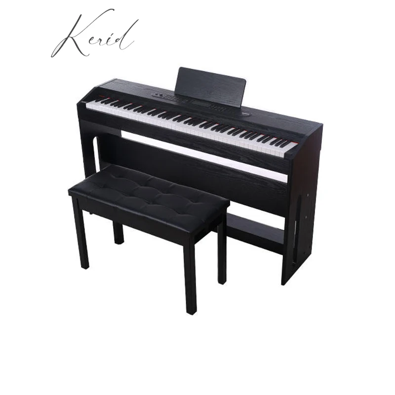 Factory customization upright piano digital heavy hammer keyboard controllable volume adjustment 88 keys electronic piano