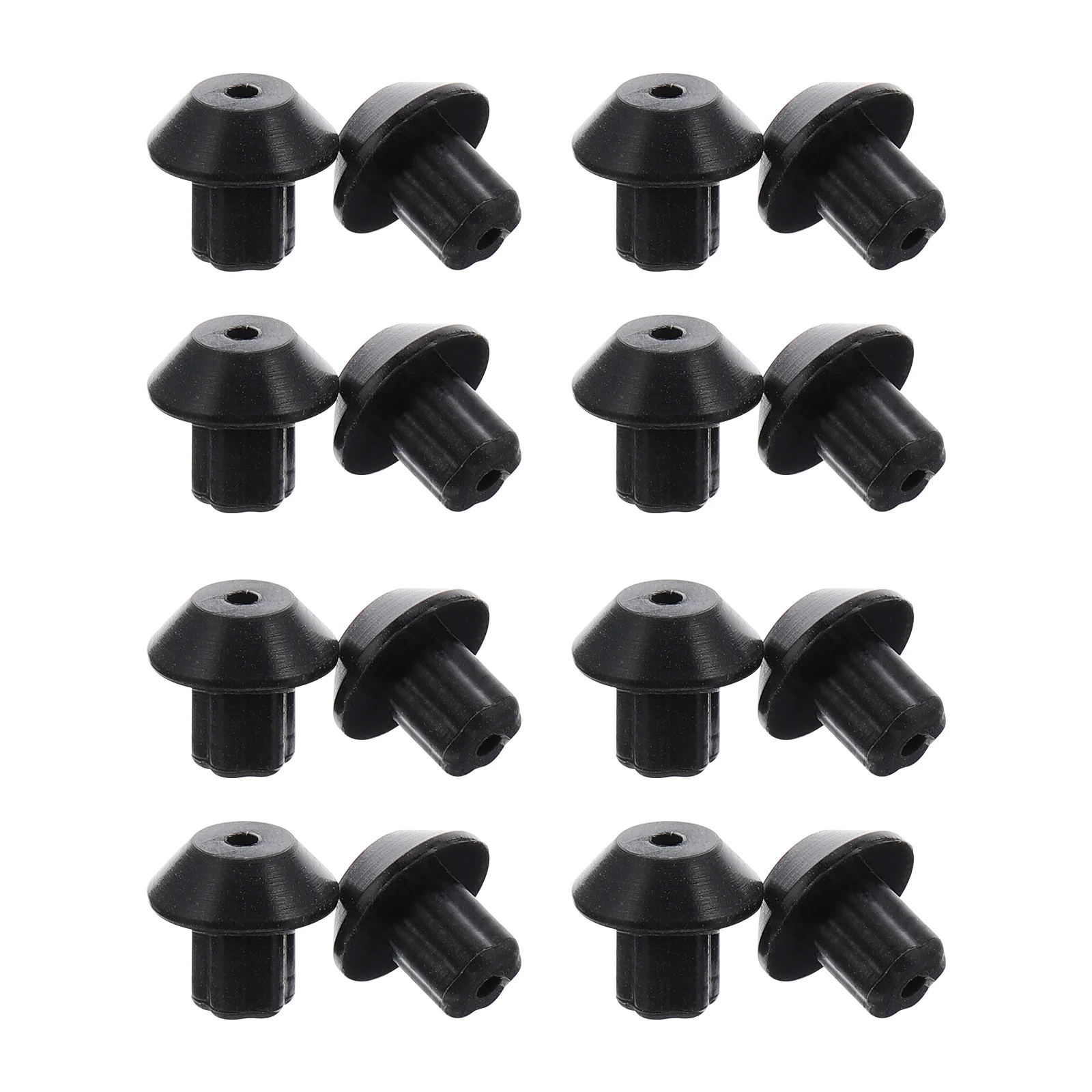 

48 PCS Gas Stove Foot Pad Rubber Grate Feet Range Accessories Burner Replace Leg for Black