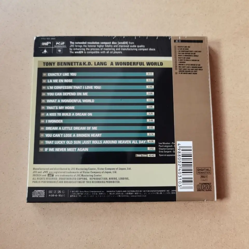 Fever Jazz Dish Tony Bennett & K.d. Lang A Wonderful World XRCD