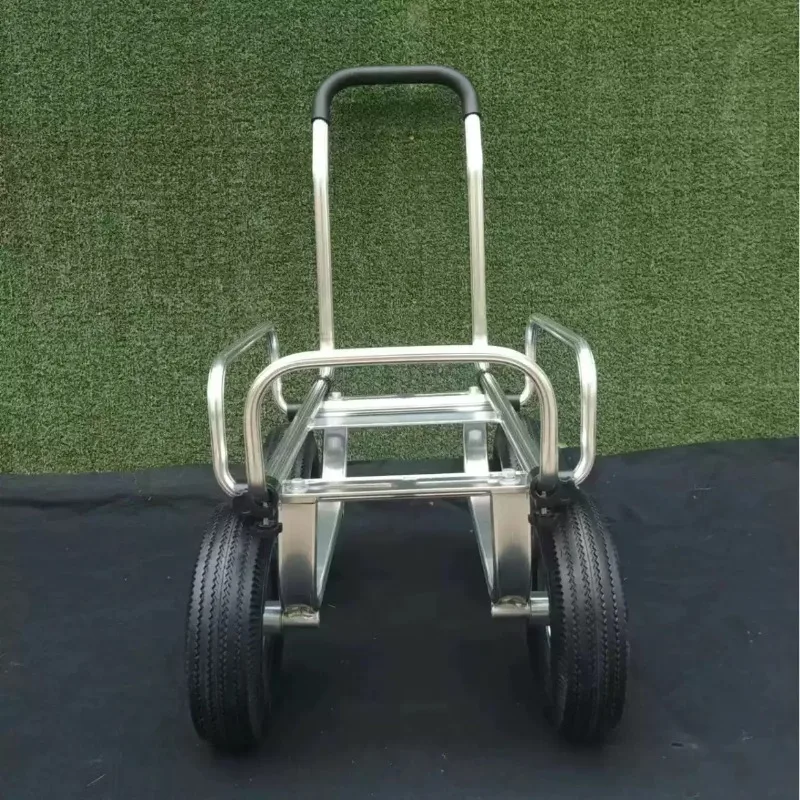 4 Wheel Silent Rolling Platform with Frame,Heavy Duty Aluminum Utility Cart, Industrial Hand Truck