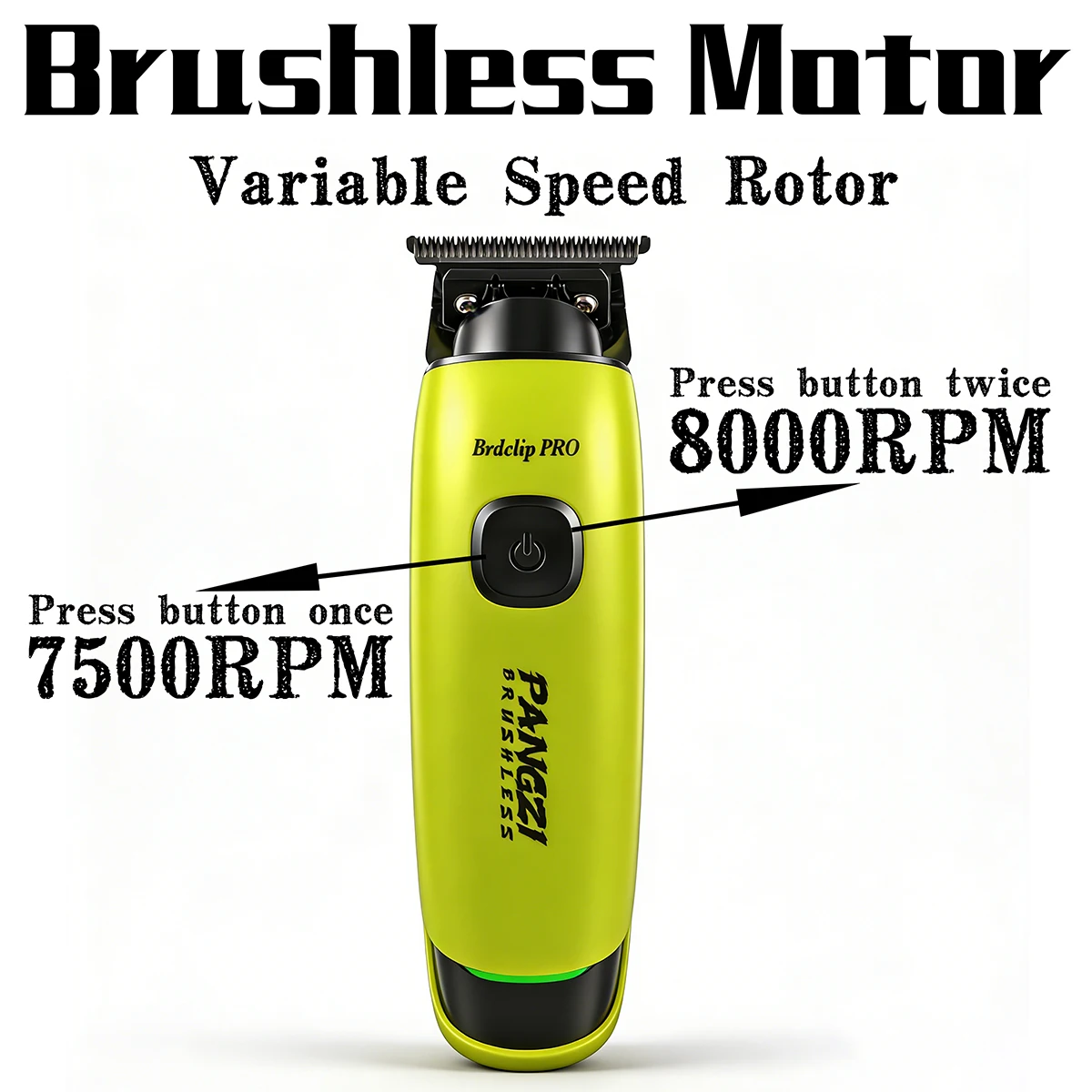 

Профессиональный мини-триммер для волос BRDCLIP PRO с бесщеточным мотором 8000 об/мин, лезвиями DLC и зарядным устройством для мужчин