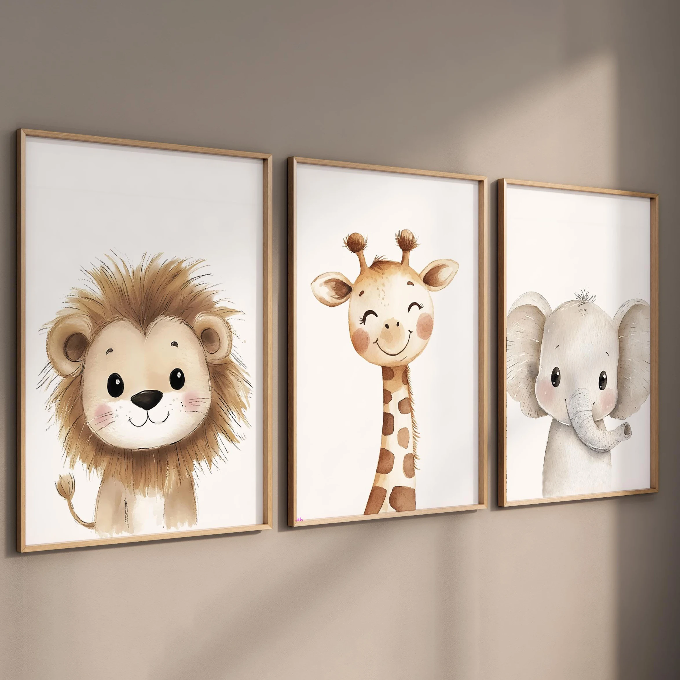 3 piezas de impresiones sin ma - Baby Nursery Frames reseña y precio