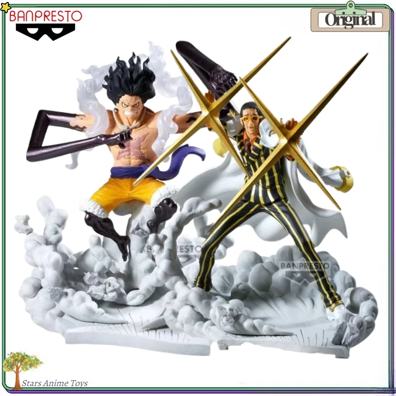 BANDAI BANPRESTO War Light Superb View ONE PIECE Borsalino /Monkey D. Luffy 4th File Anime Figure Model Gift