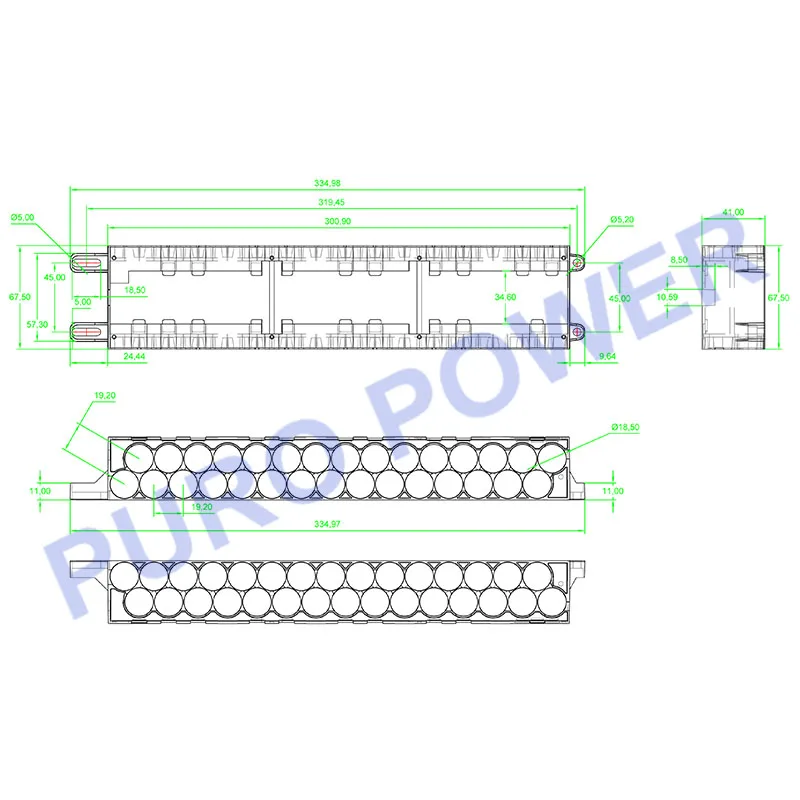 Xiaomi M365 E-Scooter Houder Past 30 Stuks 18650 Cellen 10S 3P Nikkel Strip 36V 42V 10S 20a Bms Voor Diy Batterij Vervanging Gebruik