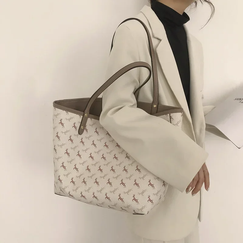 Luxury Designer Bag Tote Women Handbags Letter Shoulder Bags 2023 Brands Soft PU Shopper Purses Crossbody Bags for Women Clutch