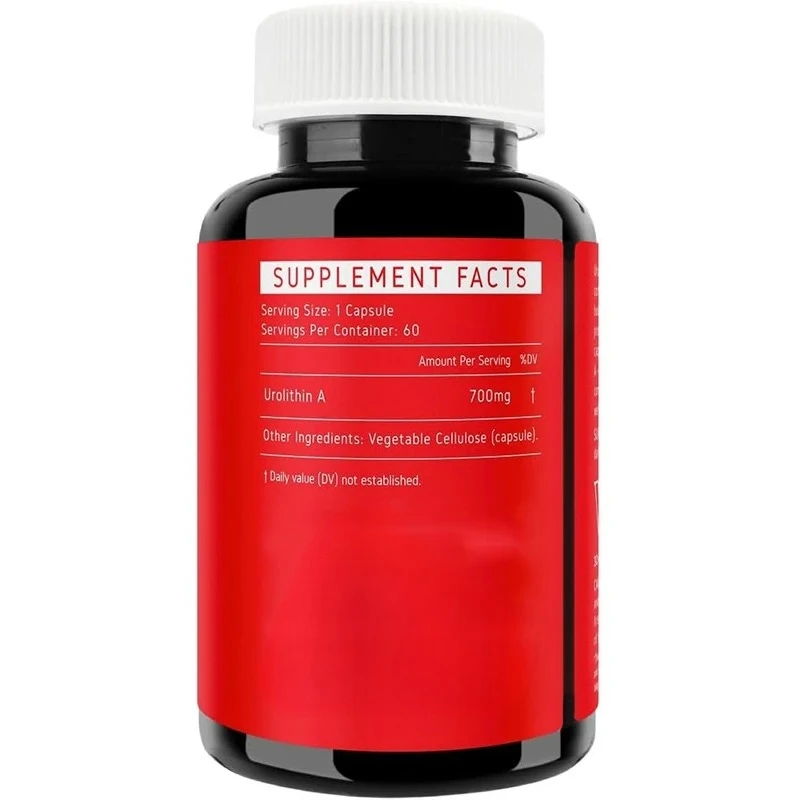 Urolithin A Supplement Capsules - Efficient Cell Support Supplement to Promote Healthy Aging and Microbial Balance