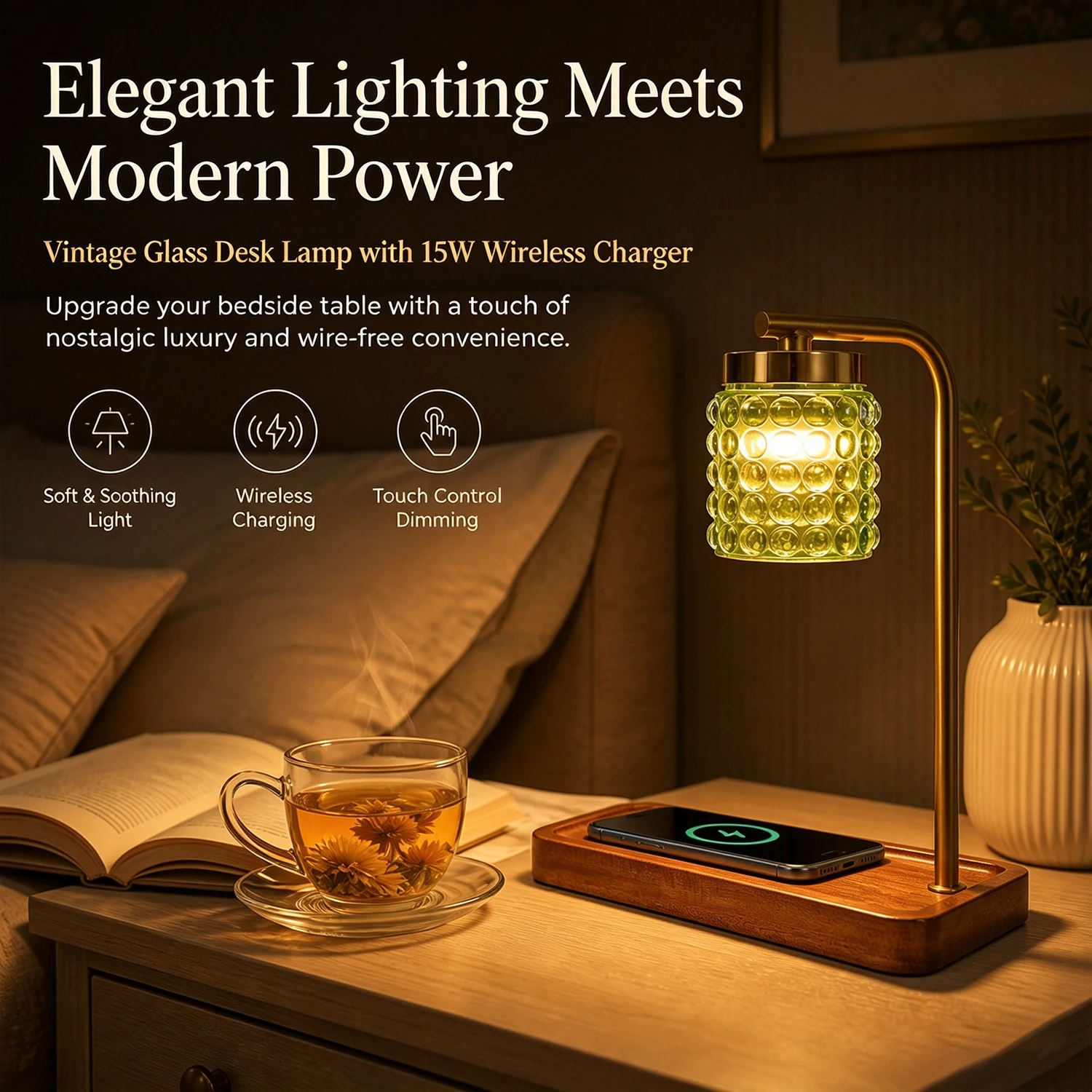 vintage-glass-table-lamp-with-15w-wireless-charger-touch-control-desk-lamp-3-color-temperatures-led-nightstand-lamp-for-bedroom