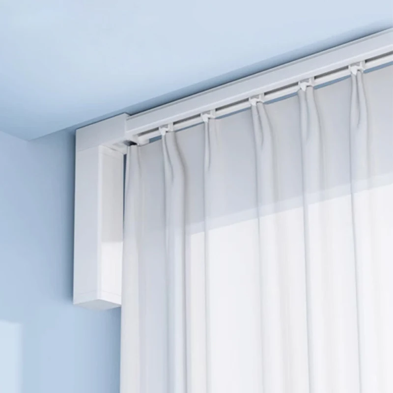 

Fortune Motorized Aluminum Curtain Track Smart Electronic Modern Automatic Remote Control With Motor Assembly Voice Control