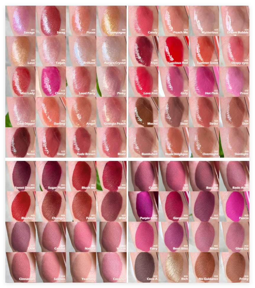 リップグロス カスタムロゴ シルバー ローズゴールド 蓋付き シャイニー リッププランパー 卸売 リップグロス リキッドルージュ ノンスティッキー 防水