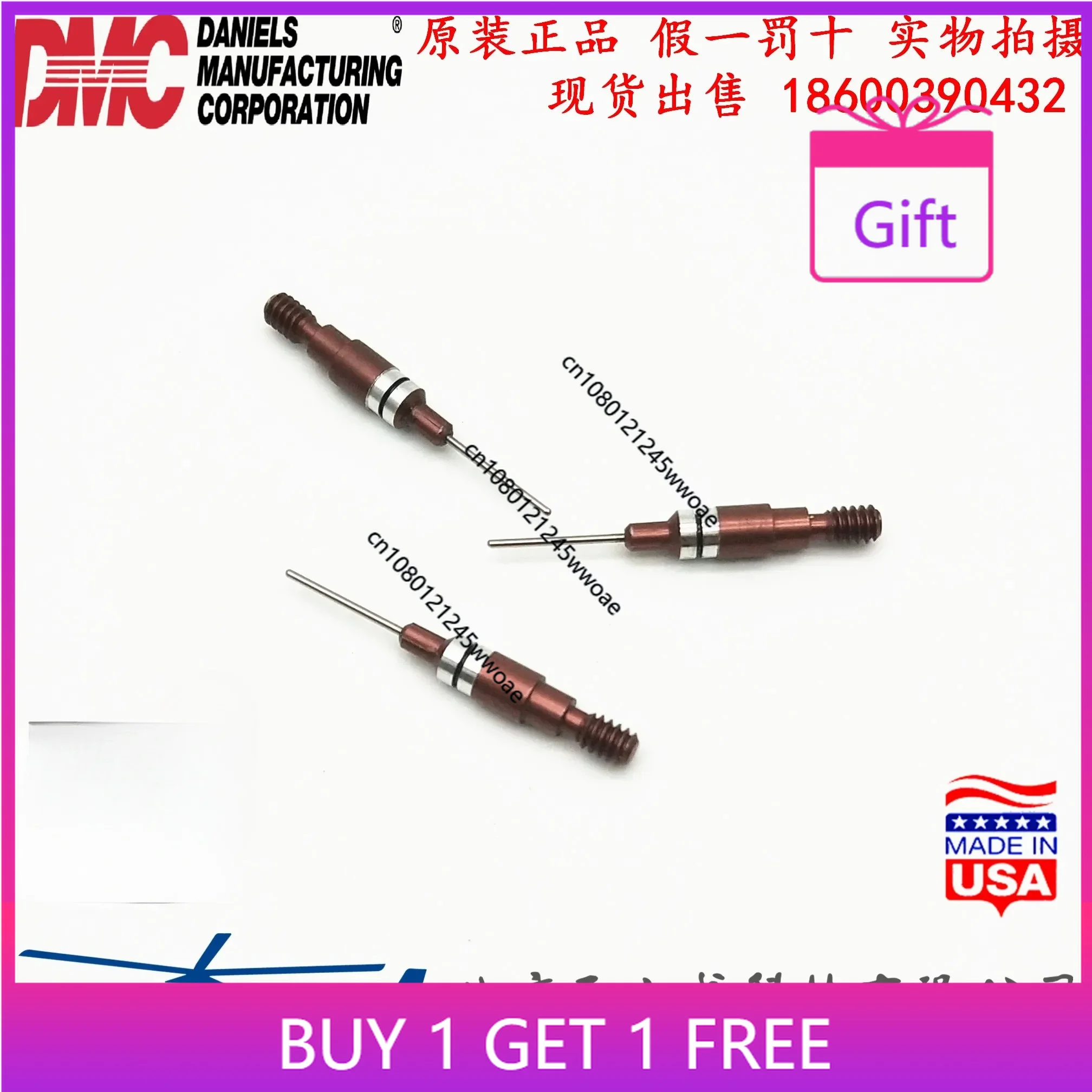 DMC Retention Testing Fitting 67-022-01, 22# Terminal Probe Tip Designed for Connector Pin Holding Strength Inspection Gear