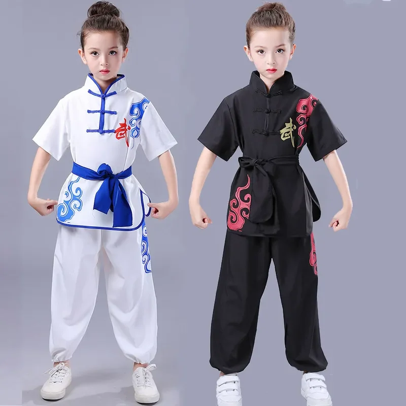 Martial Arts Suit Outfit Changquan Costume For Girl Boy Children Adult Chinese Traditional Wushu Uniform Kids Kung Fu Clothes