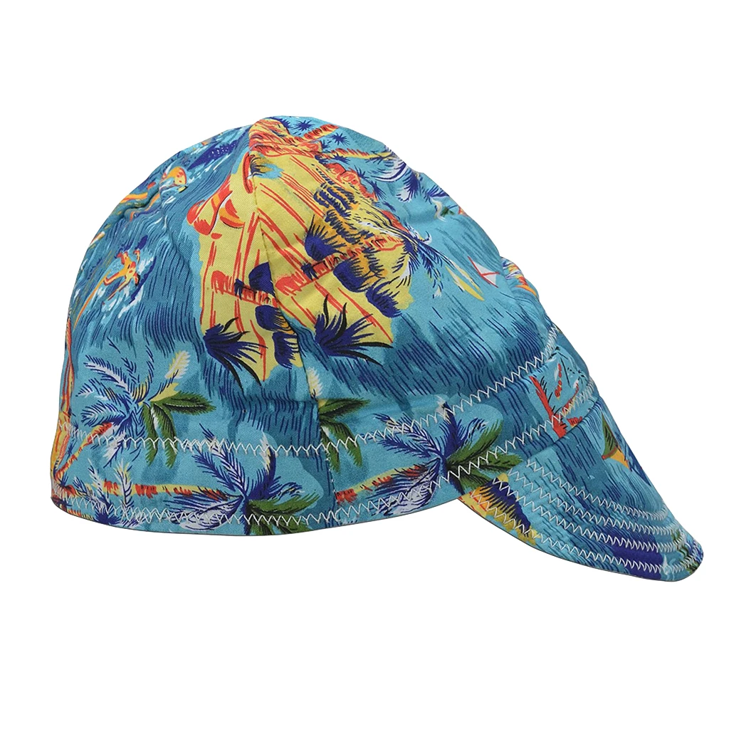 Comfortable Welding Cap Washable Flame Retardant Cotton Protective Hat for Welding Sleeve Gear