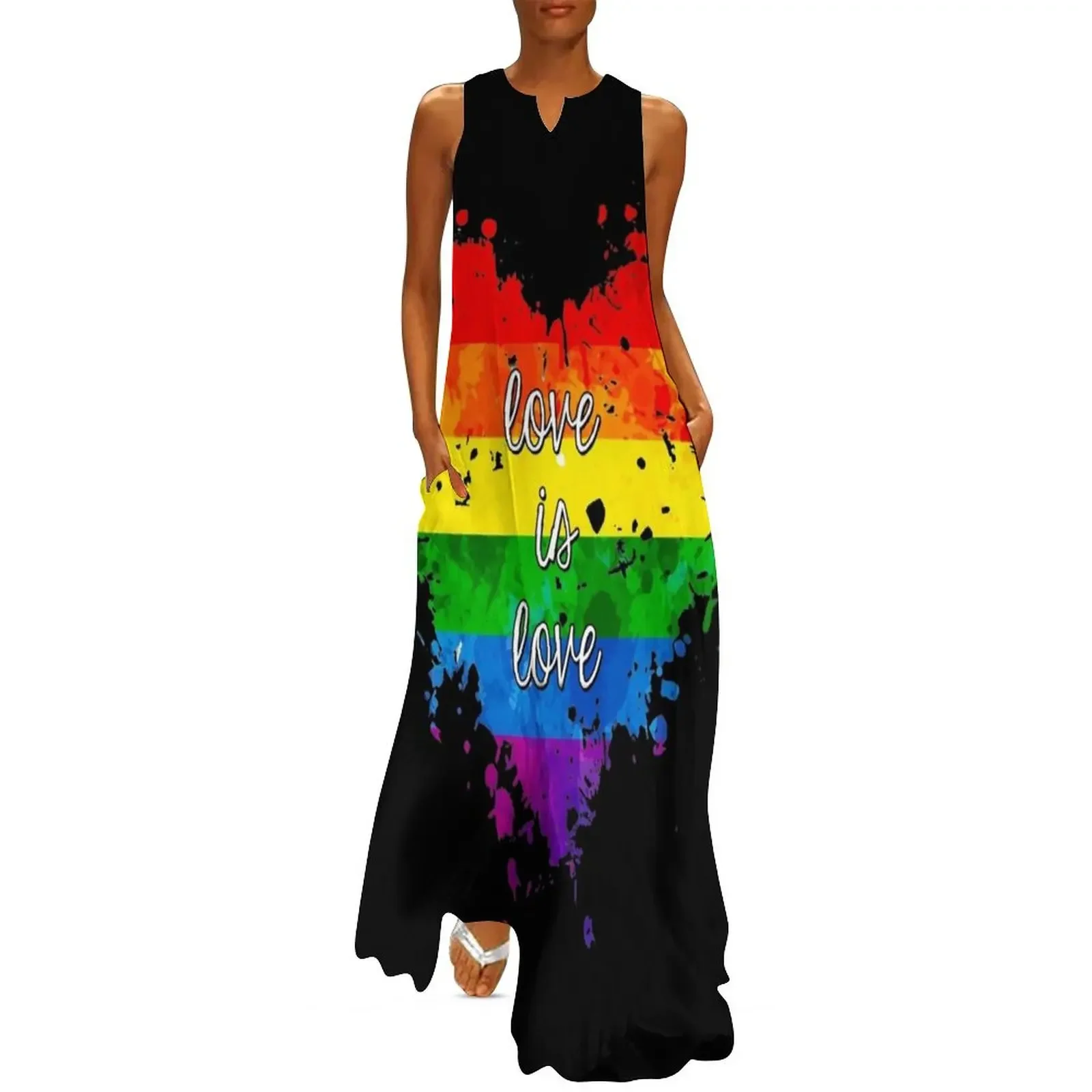 

Love is love Long Dress women's dresses luxury women formal occasion dresses Evening gown dresses women summer 2025 Dress