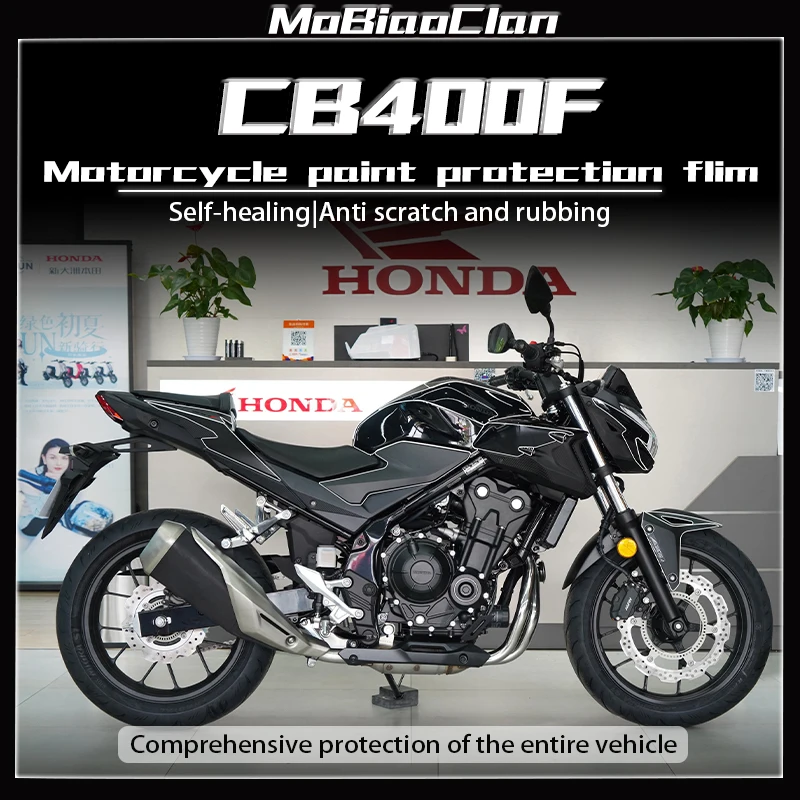 

For Honda CB400F CB400f 2022 Invisible car cover film TPU transparent protective fuel tank film sticker modification accessories