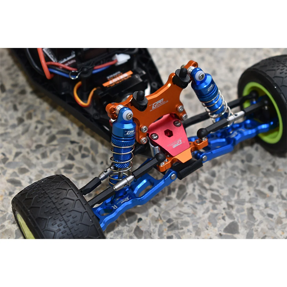 โลหะด้านหน้าสําหรับ LOSI 1/18 Mini-T 2.0 2WD สนามกีฬารถบรรทุก RC รถอะไหล่อัพเกรด,6