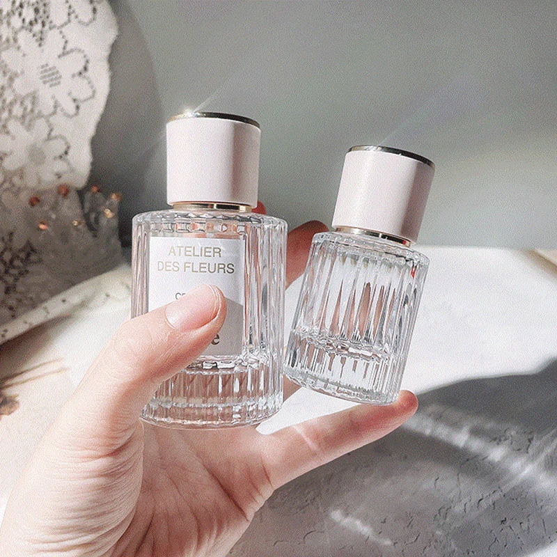 30/50ml garrafas vazias recarregáveis perfume spray de vidro garrafa portátil claro cosméticos perfume atomizador alta capacidade