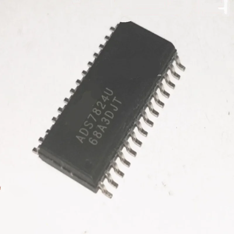 1pcs-5pcs ADS7824U  SOP28 12-bit 4-channel analog-to-digital converter (ADC)  ADS7824U/1K SOIC28 Analog-to-digital converter