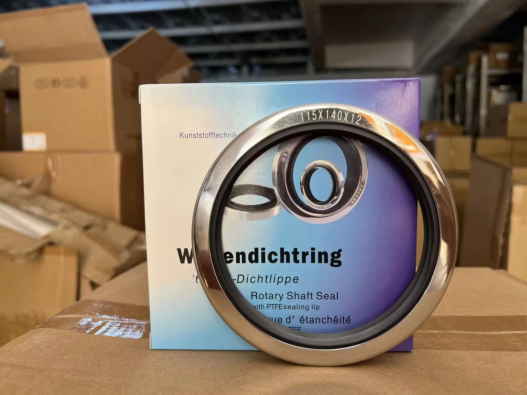 Picture 5: Oil Seals with Shaft Sleeves – 55x72x8mm for Screw Air Compressors & 70x90x10mm for Hydraulic Systems,  Replacement Kit