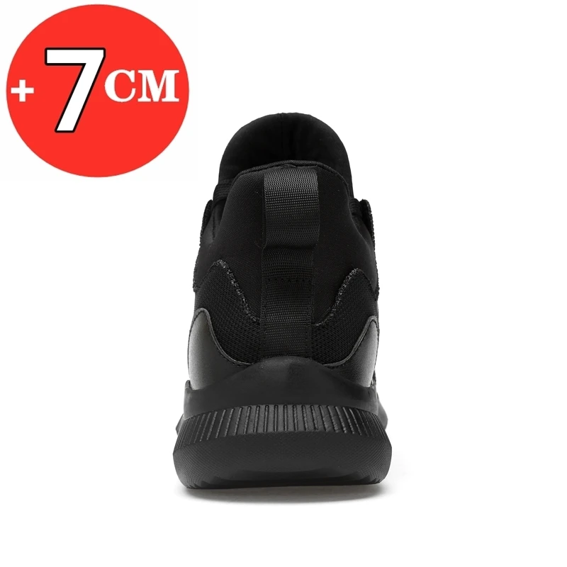 FUQIAO Big Size Sneakers For Men Elevator Shoes Heightening Shoes Men Increase Shoes Height Increase Insole 7CM Taller Shoes