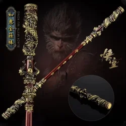New 22cm Black Myth: WuKong Weapon Sun Wukong Monkey King Bar Metal Elite Carved Swords Game Peripherals Festival Gifts Toys Kid