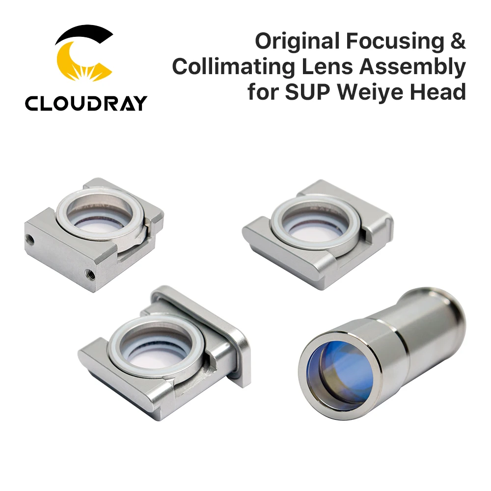 

Cloudray Original Focusing & Collimating Lens Assembly for SUP Weiye Fiber Laser Welding Head 1064nm