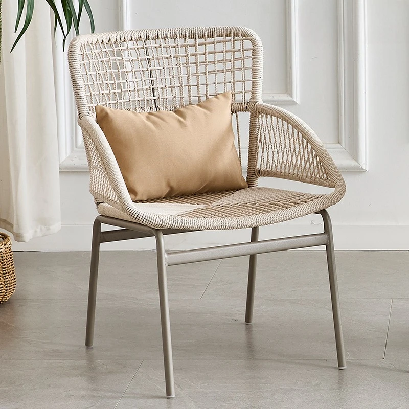Simple Wind Chair Home Restaurant Armrest Leisure Chair Meeting Chair