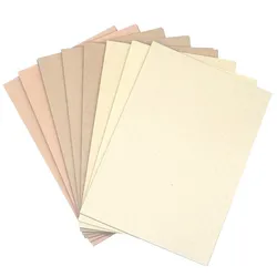 Papier pakowy z twardego surowe drewno masy celulozowej A4 papier DIY rękodzieła papier kartonowy grubej tekturowej papier dekoracyjny opakowaniowej