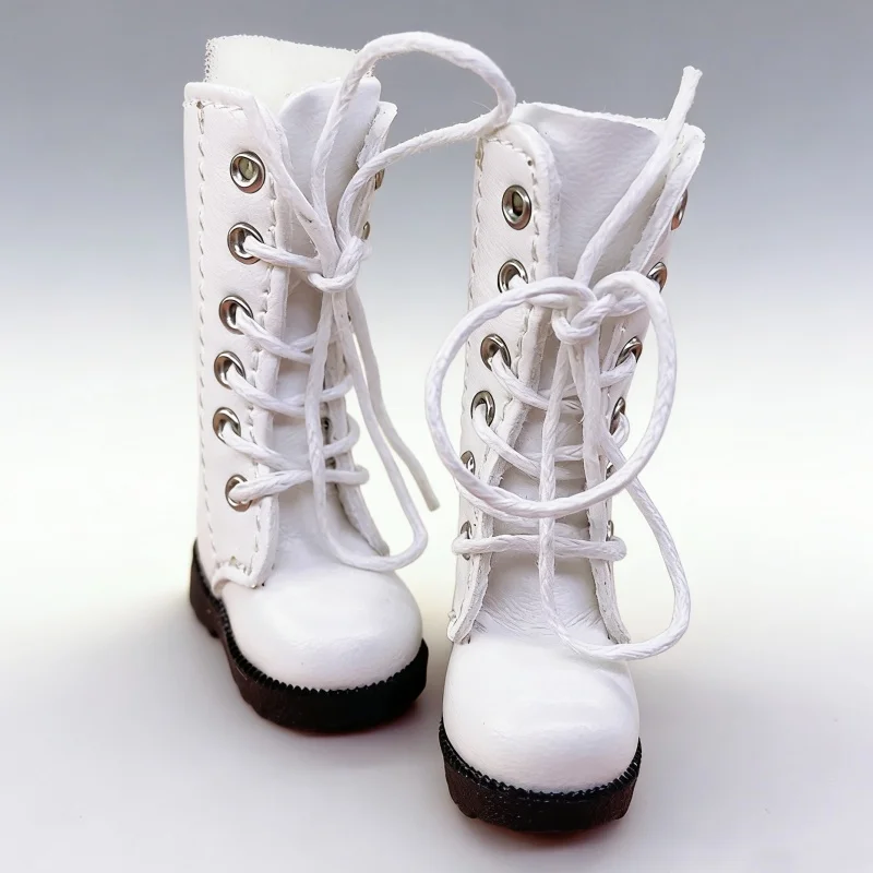 Tilda-Botas de muñeca Blythe de 3,2 cm, Mini zapatos de cuero para Blyth Azone BJD, zapatos de marionetas informales, accesorios, 1/8