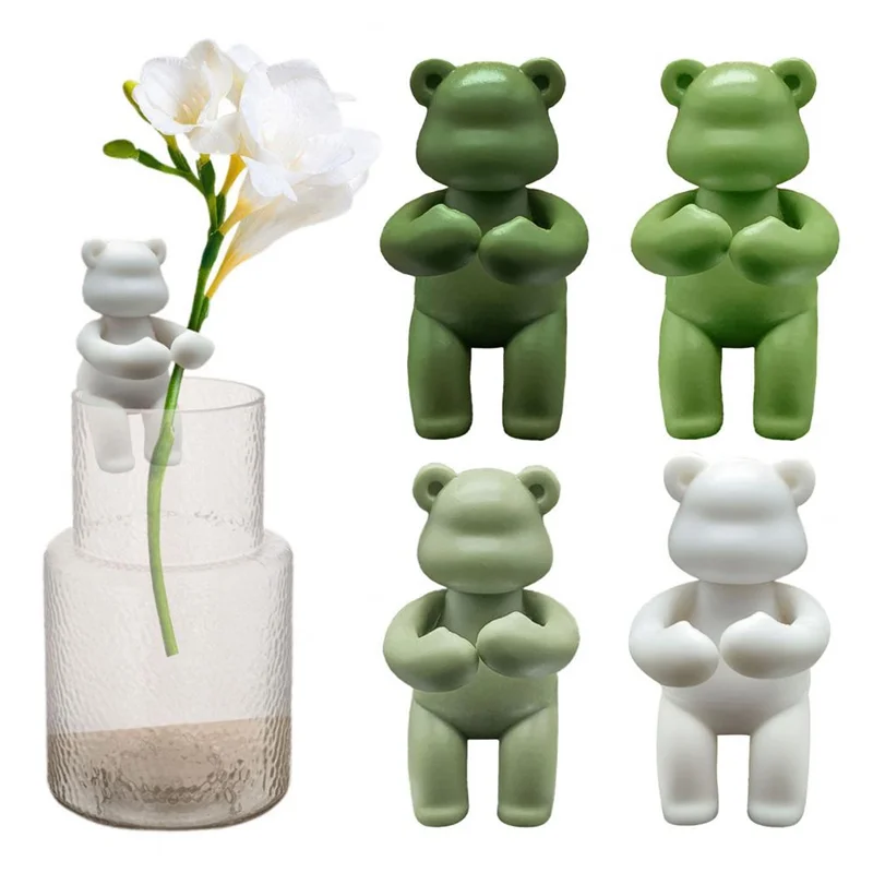 4 Pcs Plant Propagation Bear Stem Support Plant Cutting Holders Plant Nurturing Supports-A77G
