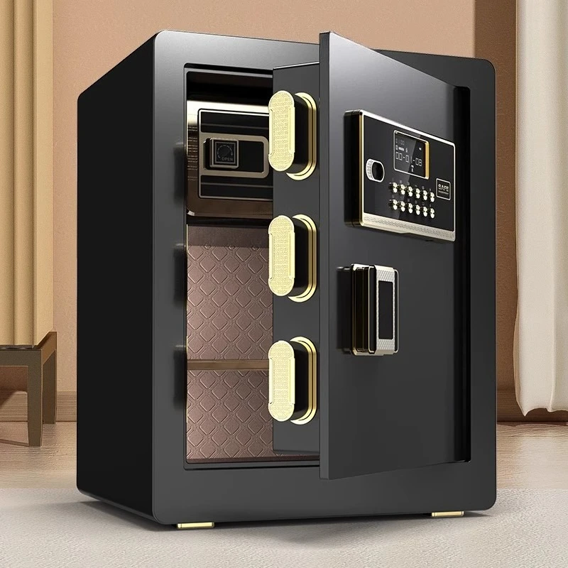 Household small fingerprint safe 45/60CM anti-theft office clip 10,000 bedside safe deposit box