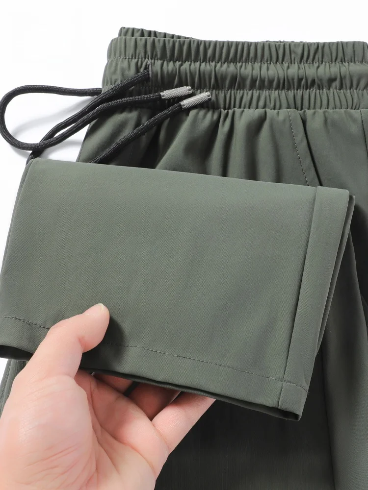 

Мужские брюки Bal из ледяного шелка, прямой крой, повседневные, легкие, быстросохнущие, летние, для спорта и отдыха, удобные, прямой крой