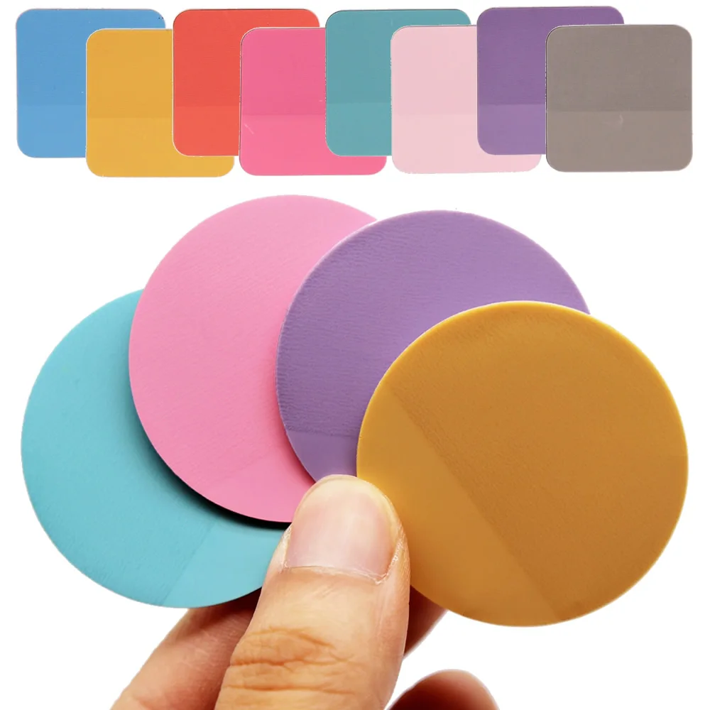 80/160 Sheets CircleTransparent Sticky Note Memo Pad Scrapes Stickers Waterproof Clear Notepad School Stationery Office Supplies