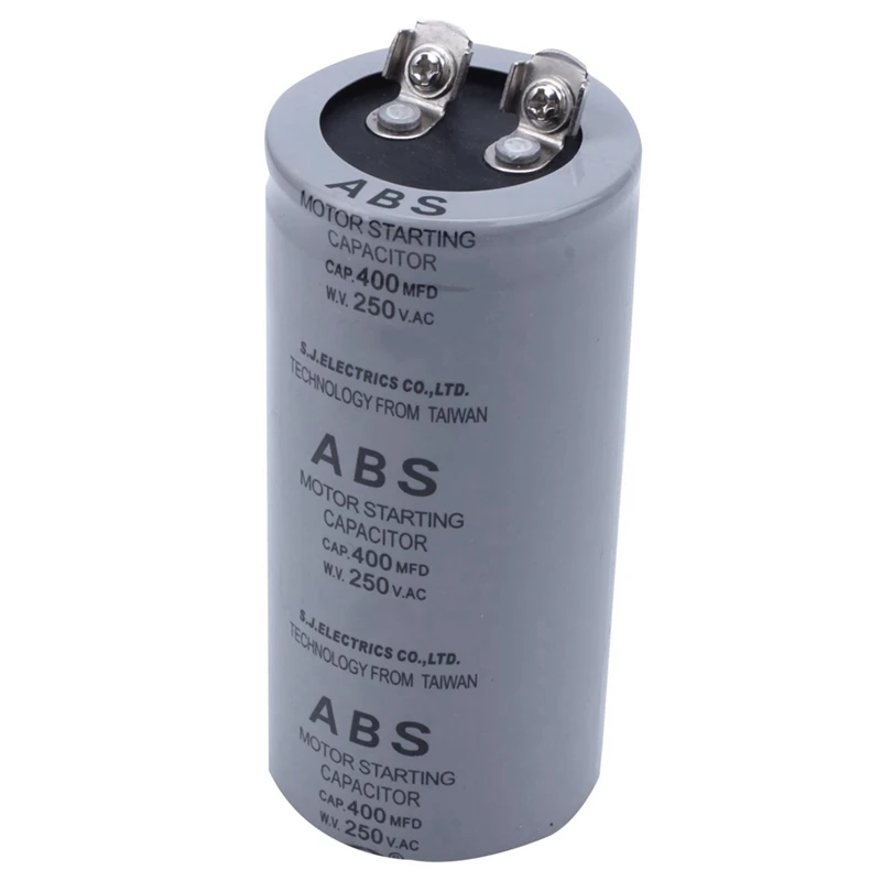 ABS 400MFD 400Uf 250V Cylindrical AC Motor Starting Capacitor