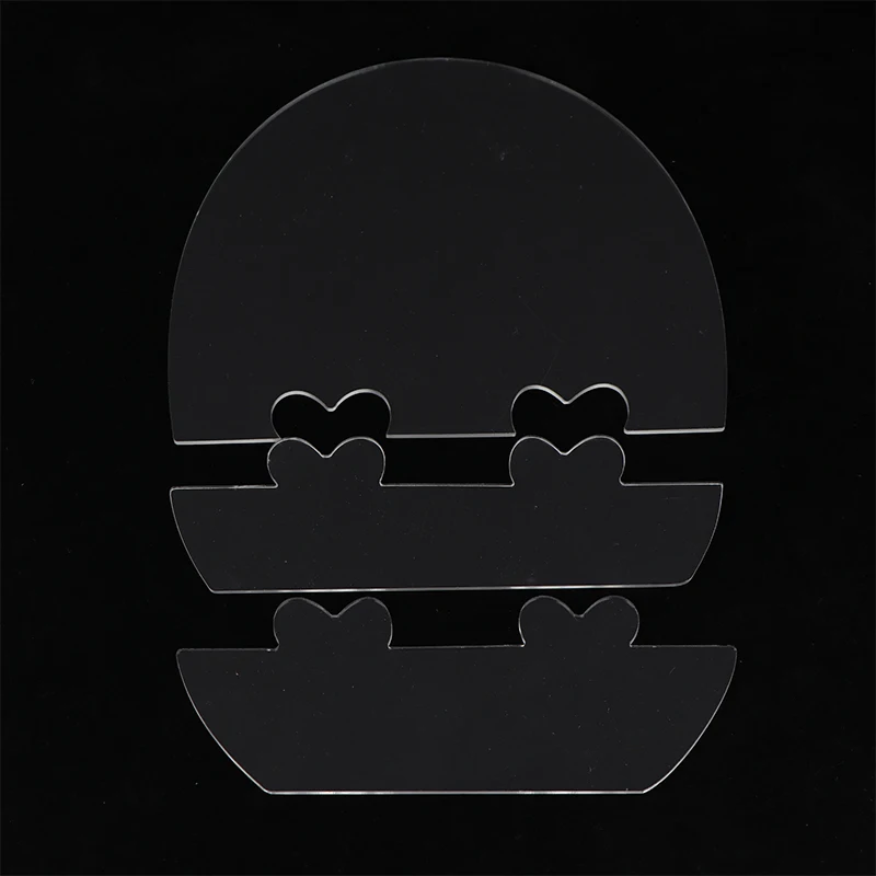 

3 шт./компл. акриловая лоскутная пластина для настольного тенниса, липкая наклейка, вспомогательный инструмент для наклеивания резиновых листов для настольного тенниса