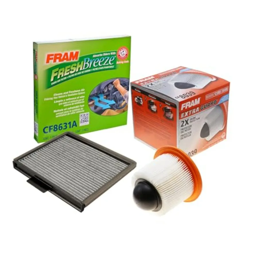 

Комплект сменных салонных фильтров для автомобилей Ford F-150 Super Duty и Expedition 1997-2003 годов, серые, высокоэффективные