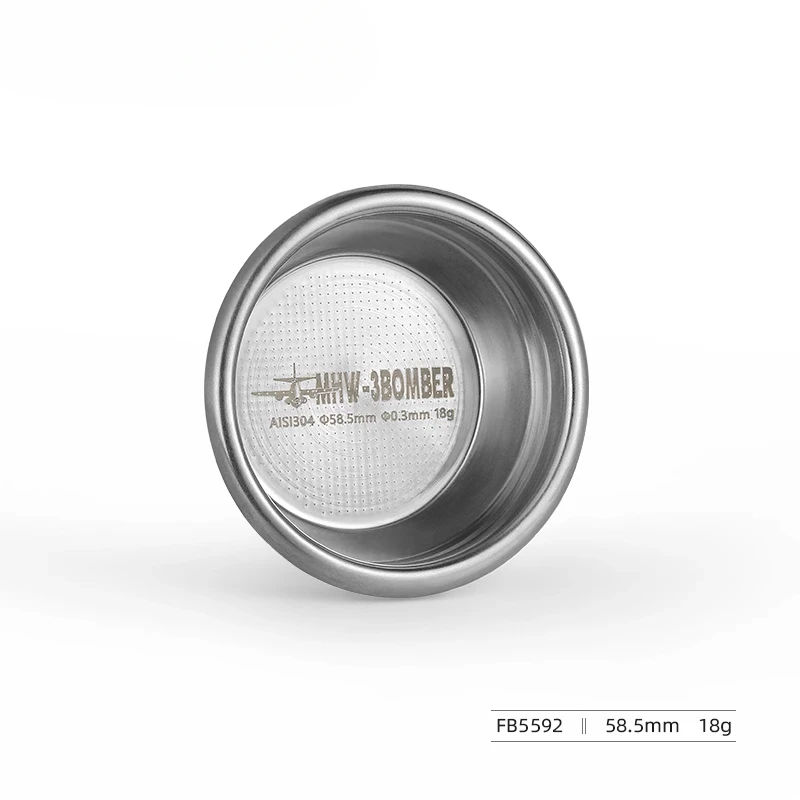 

for MHW-3 Bomber V-shaped coffee powder bowl 58mm semi-automatic Italian coffee machine accessories 18g