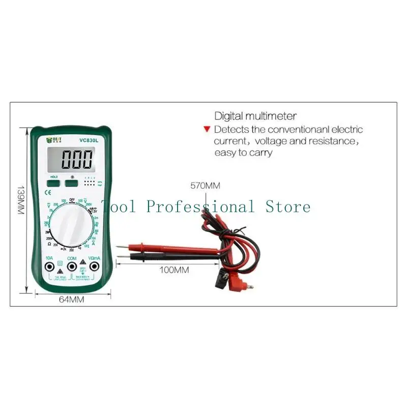 57QF 16 Pieces Soldering Iron Multimeter Welding Tool for Circuit Board Welding