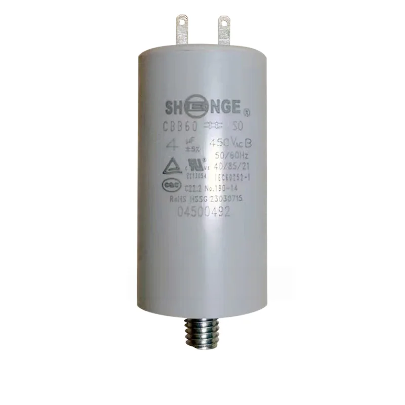 4UF 5UF 6UF 6.3UF 8UF 10UF 12.5UF 14UF 16UF Series Burner Capacitor, Fan Motor Capacitor for Industrial Combustion