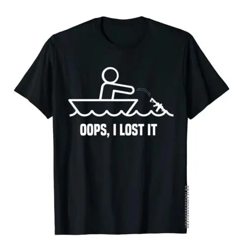 

Printing Tops T-Shirts Lost My Guns In A Boating Accident Gag Gift Funny