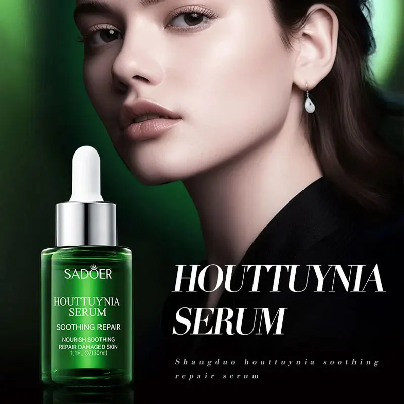 

Improve Acne Soothing Serum Houttuynia Cordata 30ml Skin Hydrating Rejuvenating Moisturizing Nourishing Soothe Sensitive Acne