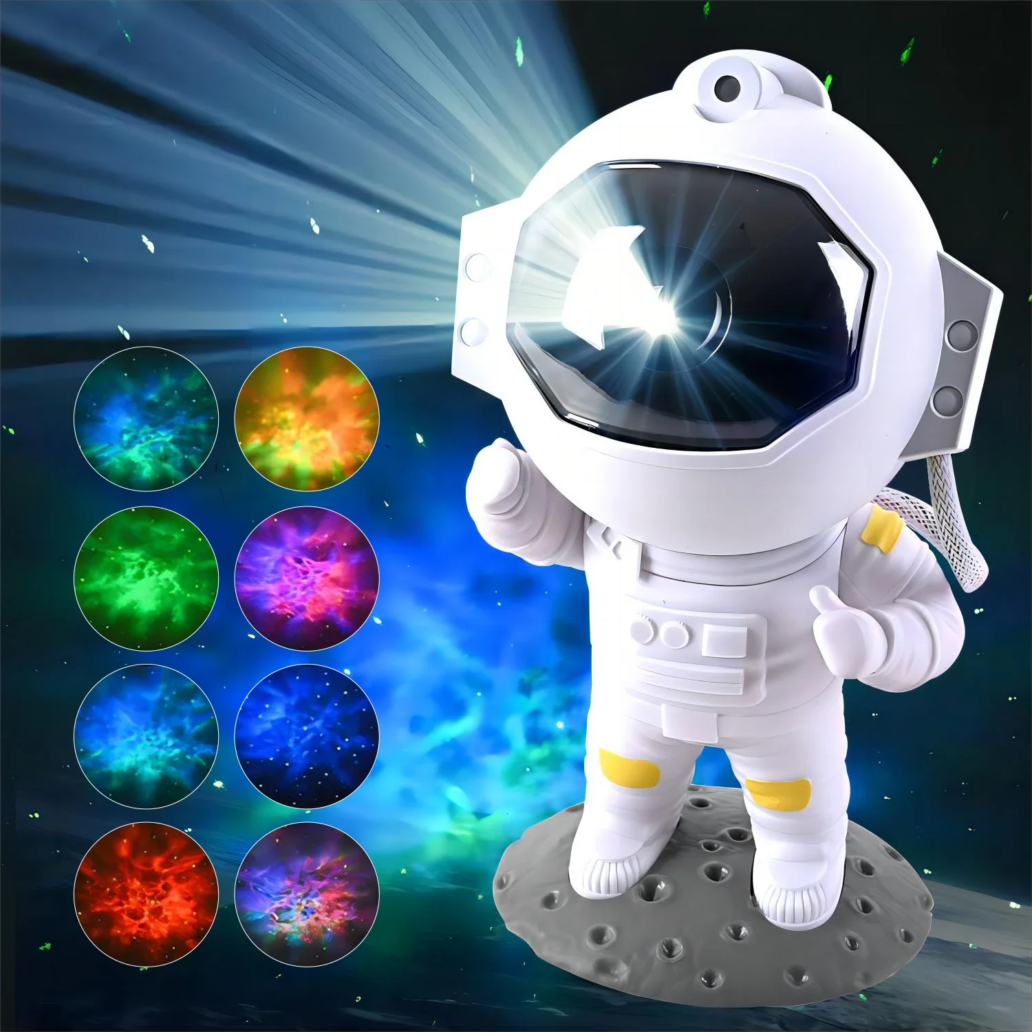 Astronaut Starry Sky Projector Night Light Galaxy Star Sky LED Projection Lamp With Remote For Kids Bedroom Home Party Decor