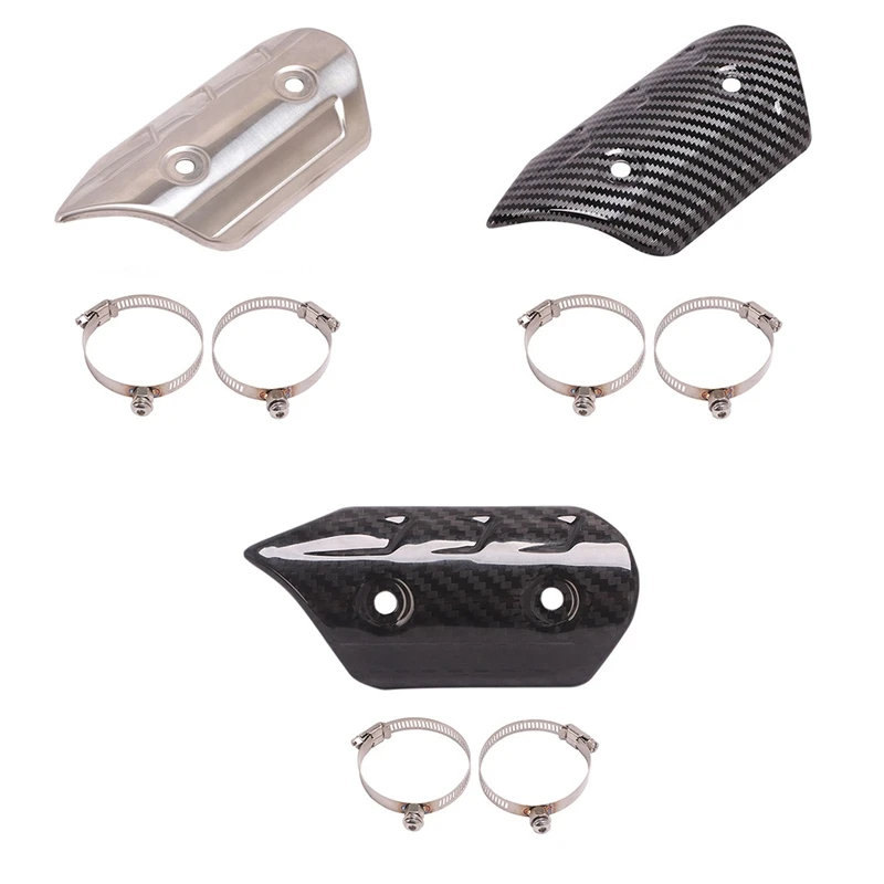 Motorcycle Universal Heat Insulation Plate Exhaust Pipe Anti-Hot Cover Connection Pipe Anti-Scratch Protective Cover