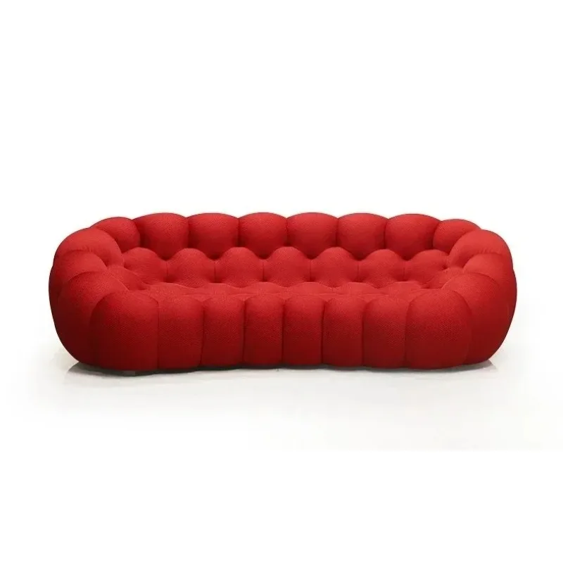 

Italian light luxury, bubble curved special-shaped high-value sofa
