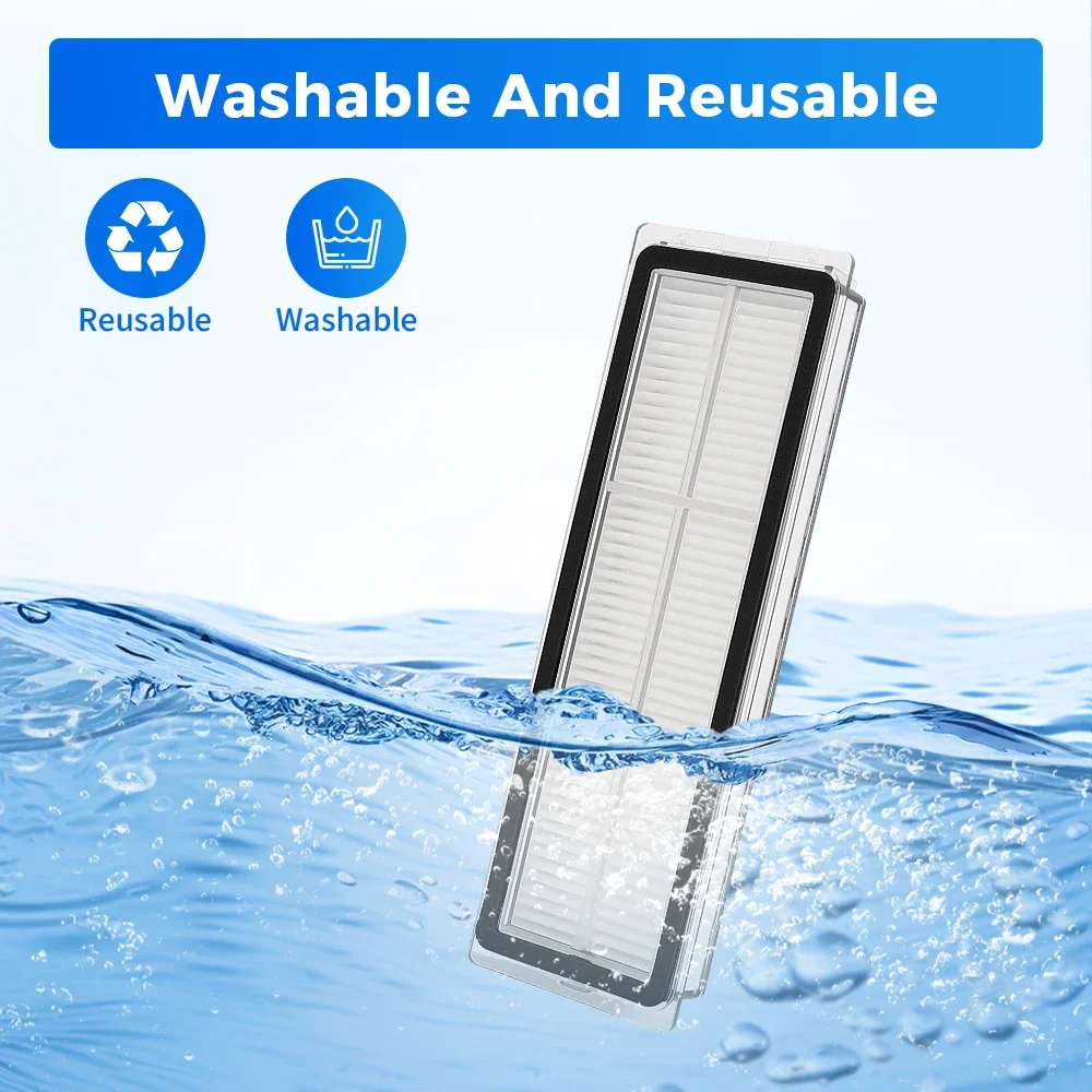 For Xiaomi S40 Pro/OV71GL / S40/OV81 Robot Vacuum Cleaner Consumables Hepa Filter Mop Cloth Main Side Brush Accessories Parts