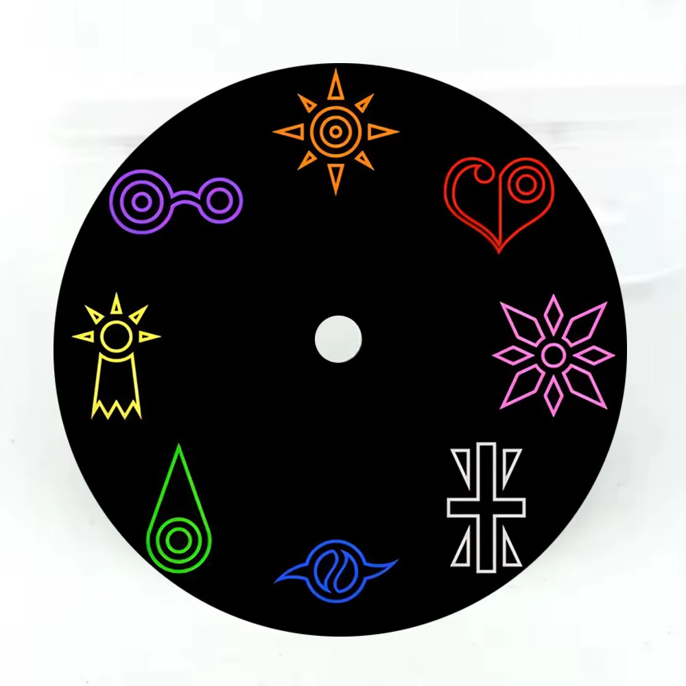

28.5mm Dial NH35 Dial NH36 Watch Dial Personalized painted dial Frosted Sterile Dial Watch Accessories Fit NH35/NH36 Movement