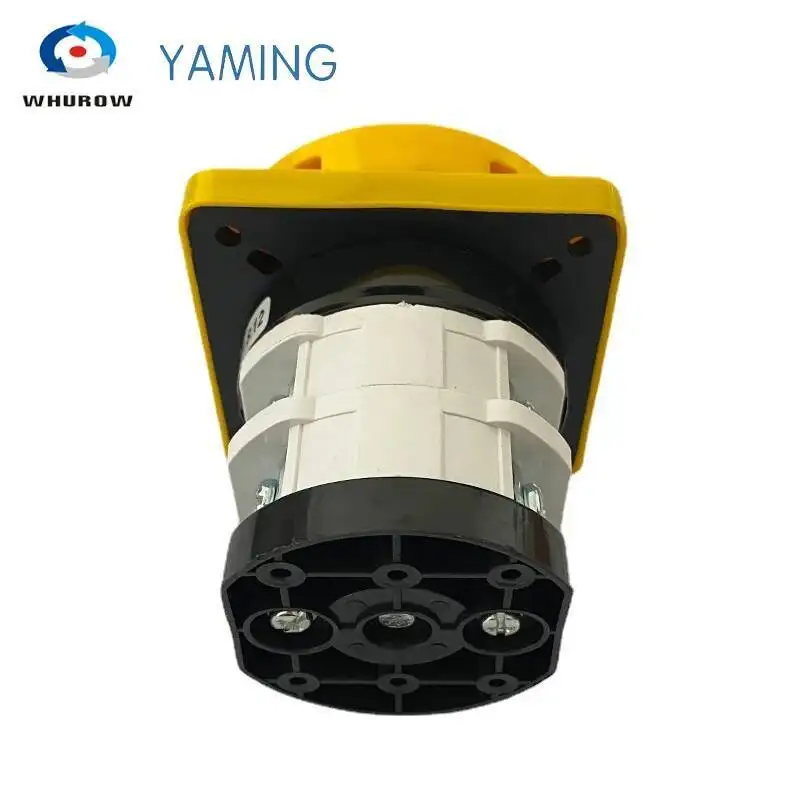 Electrical Changeover Cam Switch YMZ12-32/2GS With Padlock Plate On-off 2 Position 2 Poles 32A 690V Interruptor Rotary Selector