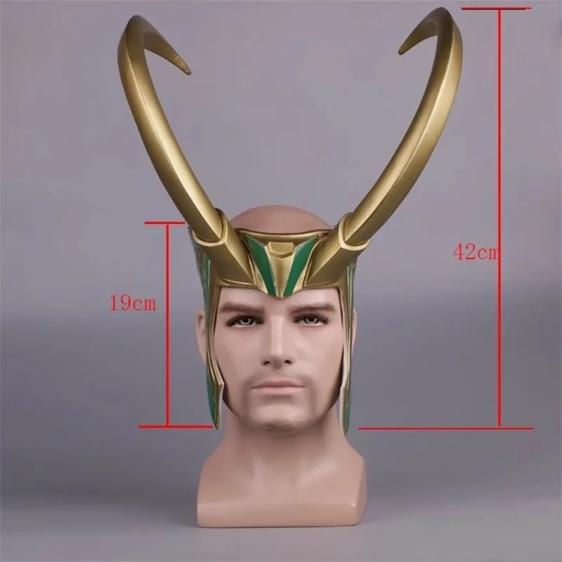 

1:1 Pop Hot Toys Hero Role Play Cool Loki Angle Mask Party Cosplay Helmet Prop Endgame Figures Action Anime Costume Party Toys