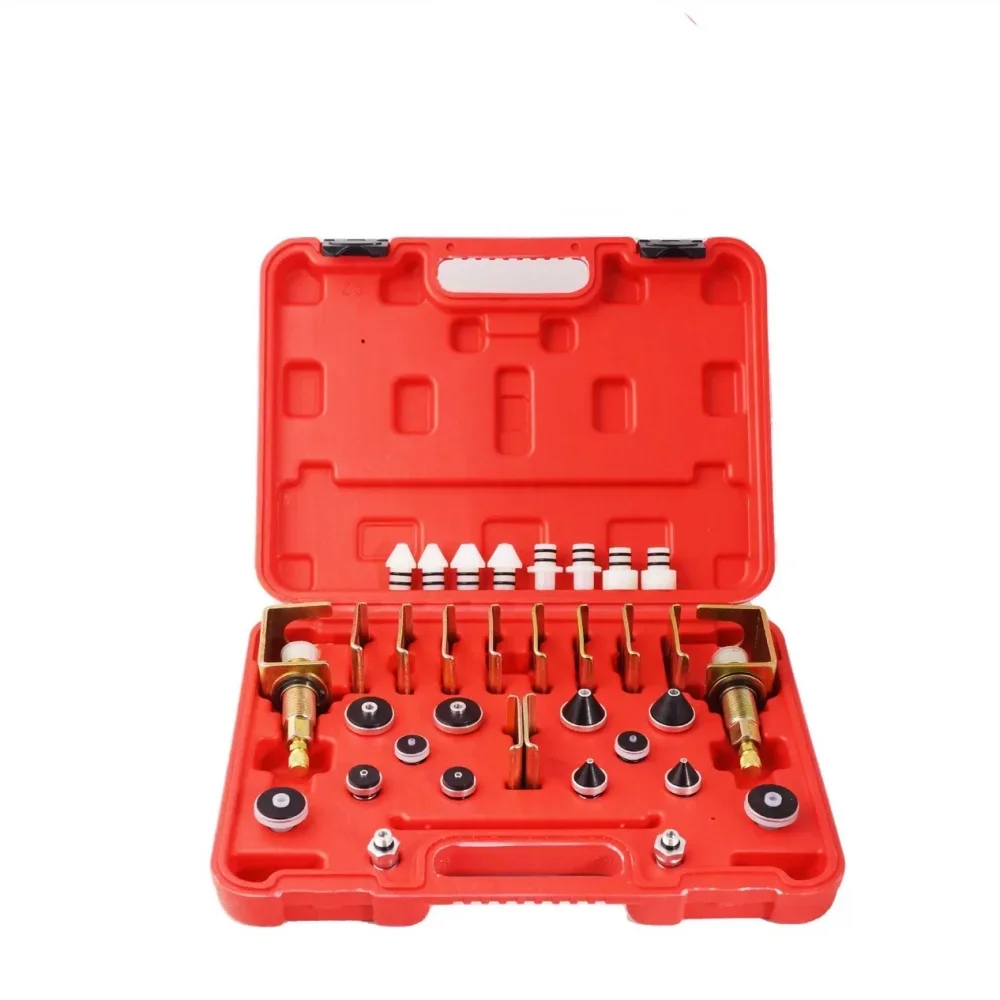

Air conditioning leak detection toolkit, aluminum alloy material, leak sealing test, conical plug, leak detector